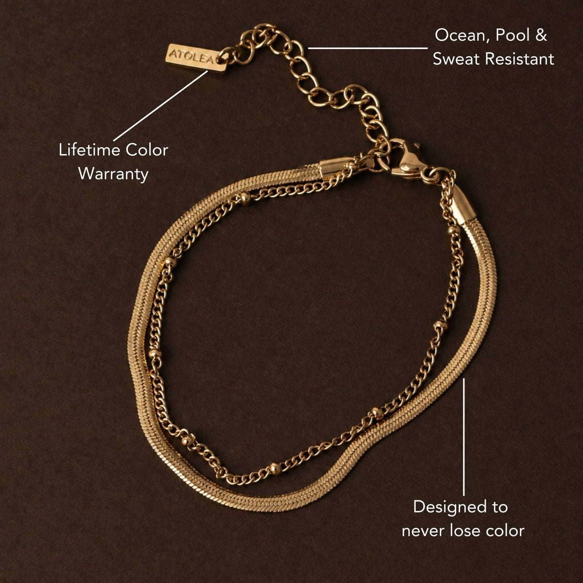 Pulsera de capas para el día a día