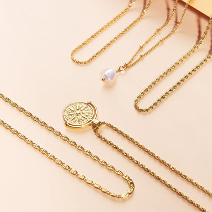 Golden Sun Necklace