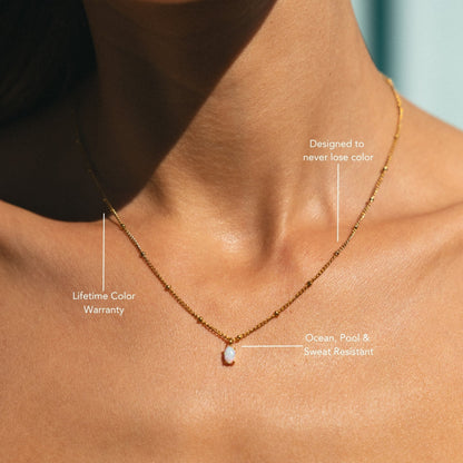 Collar de ópalo