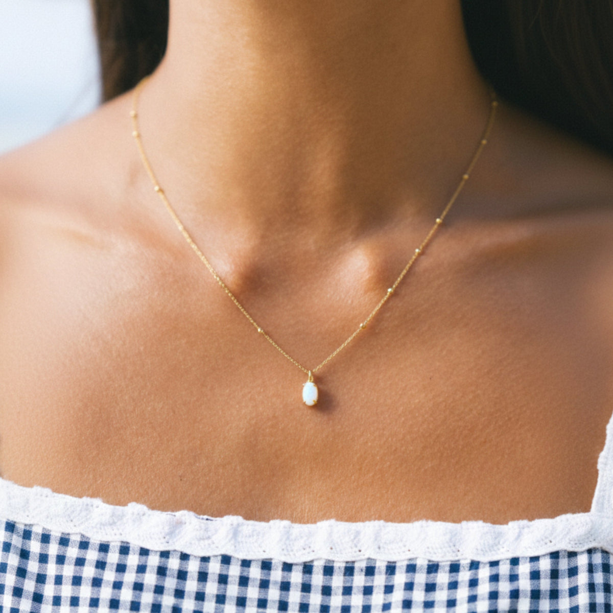 Collar de ópalo