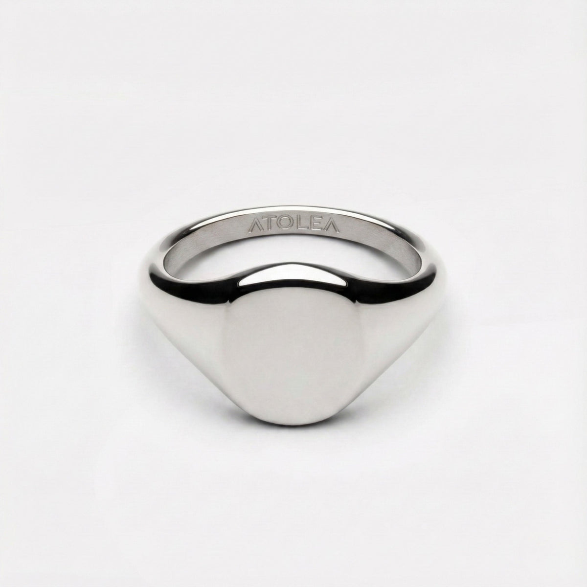 Anillo de sello ovalado